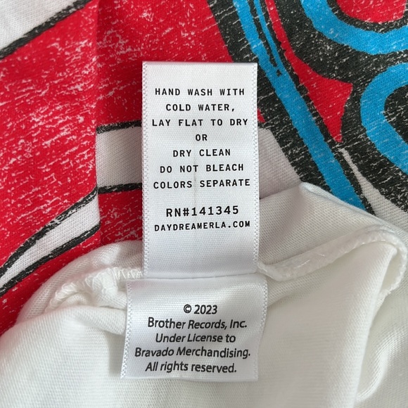 DAYDREAMER FREE PEOPLE BEACH BOYS GRAPHIC T FRONT AND BACK OS NWT - Picture 5 of 8